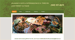 Desktop Screenshot of jolandascatering.com